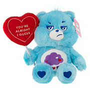 Care Bears Grumpy Bear Valentine's Plush with Red Lollipop