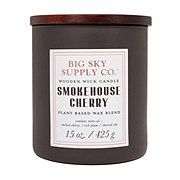 Big Sky Supply Co. Smokehouse Cherry Scented Wooden Wick Candle