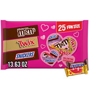 M&M'S, Snickers & Twix Assorted Fun Size Valentine's Exchange Candy