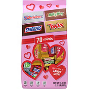 Snickers, Twix, Milky Way & 3 Musketeers Assorted Minis Valentine's Candy