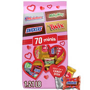 Snickers, Twix, Milky Way & 3 Musketeers Assorted Minis Valentine's Candy