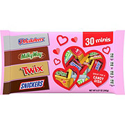 Snickers, Twix, Milky Way & 3 Musketeers Assorted Minis Valentine's Candy