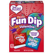 Fun Dip Assorted Valentine's Exchanged Candy Pouches