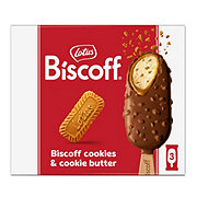 Lotus Biscoff Cookie & Cookie Butter Ice Cream Bars