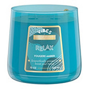 Essential Elements Vibes Relax Fougere Amber Scented Candle