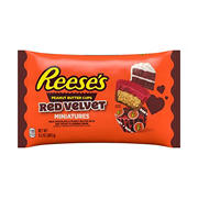 Reese's Red Velvet Miniatures Peanut Butter Cups Valentine's Candy