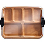 Farberware Build-a-Board Bamboo Serving Tray & Lid