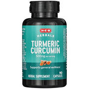 H-E-B Herbals Turmeric Curcumin Capsules - 500 mg