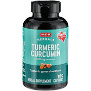 H-E-B Herbals Turmeric Curcumin Capsules - 500 mg Texas-Size Pack