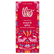 Theo Organic Sweet & Spicy 55% Dark Chocolate Bar