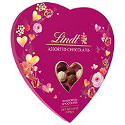 Lindt Assorted Chocolate Truffles Valentine's Heart Gift Box, 18 pc