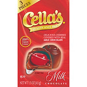 Cella's Milk Chocolate Covered Cherries, 3 pc