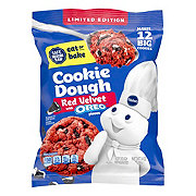 Pillsbury Limited Edition Ready to Eat or Bake Cookie Dough - Red Velvet with Oreo