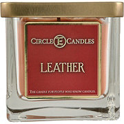 Circle E Candles Leather Scented Candle