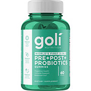 Goli Nutrition Pre & Post Probiotic Gummies