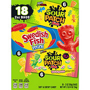 Sour Patch Kids & Swedish Fish Soft & Chewy Candy - Variety Pack