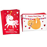 Hallmark Valentines Day Cards for Kids, Unicorn and Sloth, S16