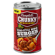 Campbell's Chunky Texas-Style BBQ Burger Soup