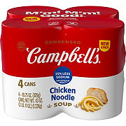 Campbell's Chicken Noodle Soup 25% Low Sodium 4 Pack