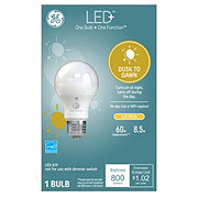 GE Dusk To Dawn A19 60-Watt LED+ Light Bulb - Soft White