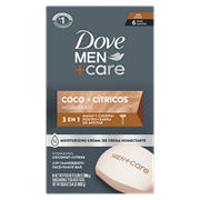 Dove Men+Care Hydrating 3-in1 Bar Soap - Coco & Citrus