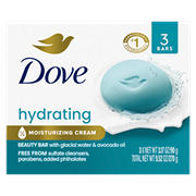 Dove Hydrating Beauty Bar Soap - Glacial Water & Avocado Oil
