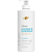 Dove Coconut & Hydration Damage Therapy Shampoo with Coconut Oil