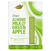 Dove Plant Milk Cleansing Bar Soap - Almond Milk & Green Apple