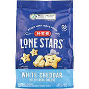 H-E-B Garlic Parmesan Lone Stars Baked Snack Crackers