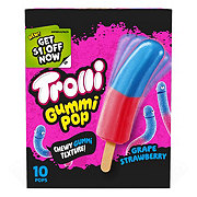 Trolli Gummi Pops Popsicles - Grape Strawberry