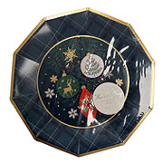 Hudson + Gray Vintage Ornaments Christmas Party Paper Plates, 8 ct