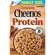 General Mills Cinnamon Protein Cheerios Cereal Family Size