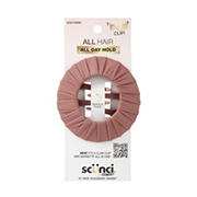 Scunci All Day Hold Hair Pop Claw Clip Barrette - Brown