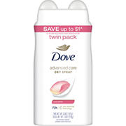 Dove Advanced Care 72 Hr Antiperspirant Deodorant Spray - Rose Petal
