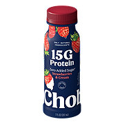 Chobani 15g Protein Zero Sugar Added Yogurt Shake - Strawberries & Cream