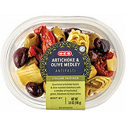 H-E-B Italian Antipasti - Artichoke, Tomatoes & Olive Medley