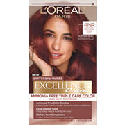 L'Oréal Paris Excellence Creme Universal Nudes Ammonia Free Permanent Hair Color - 4NR Natural Dark Red