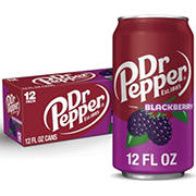 Dr Pepper Blackberry Soda 12 pk Cans
