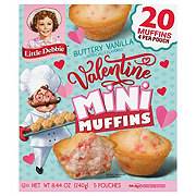 Little Debbie Mini Valentine Muffins Snack Packs