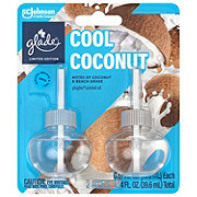 Glade PlugIns Scented Oil Air Freshener, Cool Coconut Limited Edition, 1.34 oz Total