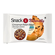 Snack It Naturally Cinnamon Raisin Bagel with Cream Cheese