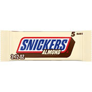 Snickers Almond Chocolate Fun Size Candy Bars, 5 pk
