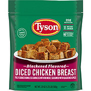 Tyson Fully Cooked Blackened Flavored Diced Chicken Breast