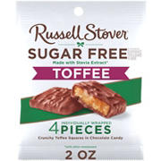 Russell Stover Sugar Free Toffee Squares in Chocolate Candy