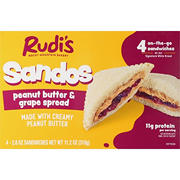Crust Offs Charlotte's CrustOffs Frozen Sandwiches - Peanut Butter & Grape Jelly ...