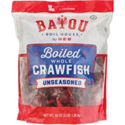 Bayou Boil House by H-E-B Cooked Frozen Whole Crawfish - Unseasoned