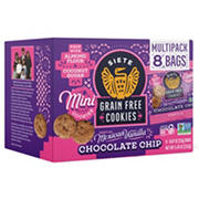 Siete Grain Free Cookies Mini Mexican Vanilla Chocolate Chip Multipack 0.67 oz  Bags