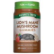 Nature's Truth Lion’s Mane Mushroom Gummies - Mixed Berry
