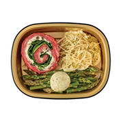 Meal Simple by H-E-B American Style Wagyu Beef Flat Iron Steak, Potatoes Au Gratin & Green Beans
