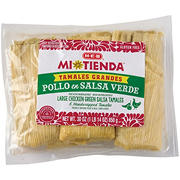 H-E-B Mi Tienda Tamales Grandes Pollo con Salsa Verde - Chicken Green Salsa